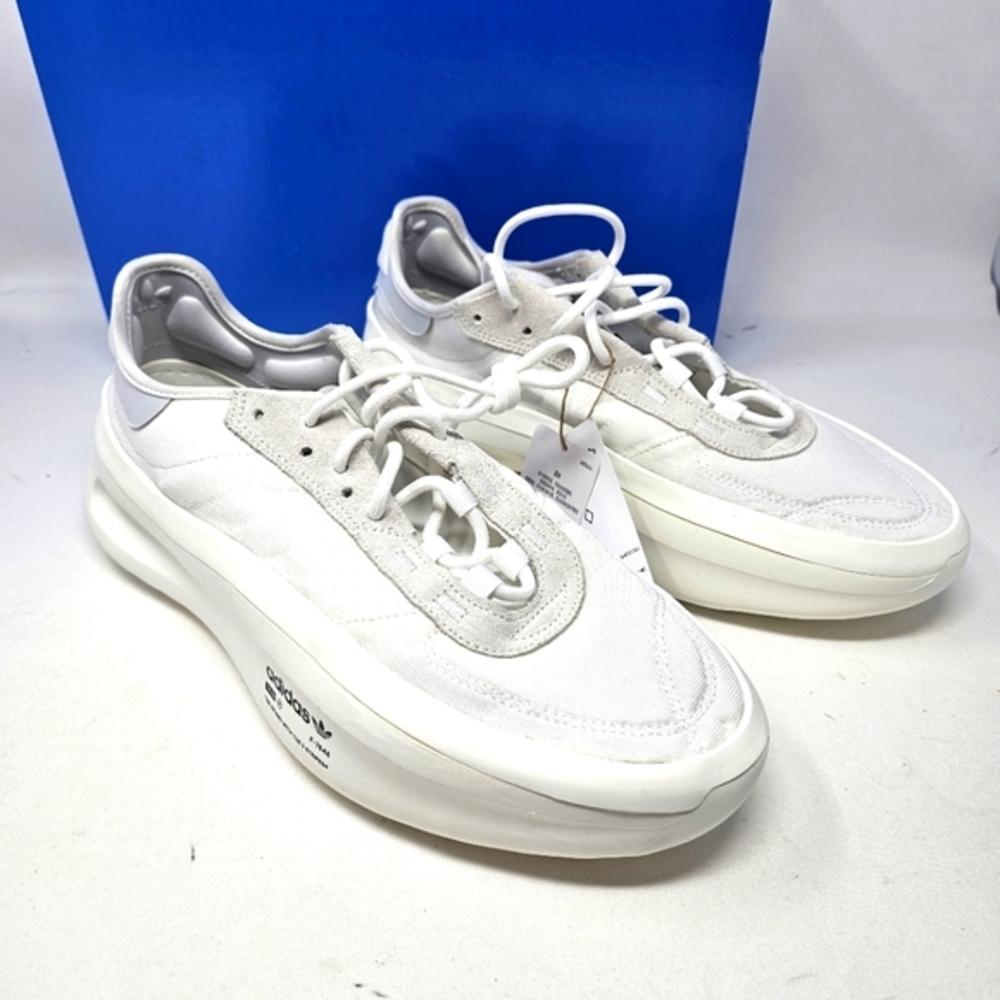 New ADIDAS Originals adiFOM TRXN IG7920 White Black Sneakers Men's‎ Size 12.